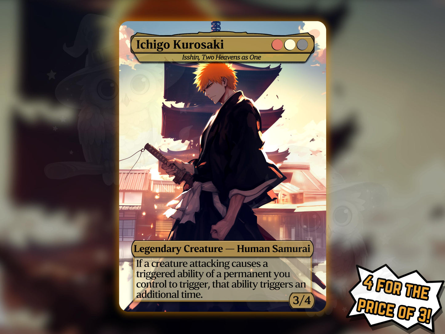 Ichigo (Isshin, Two Heavens as One) - Anime Proxy Card - Buy 3 get 1 free!