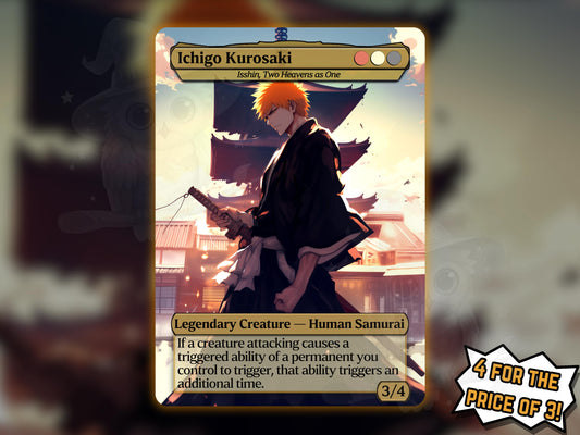 Ichigo (Isshin, Two Heavens as One) - Anime Proxy Card - Buy 3 get 1 free!