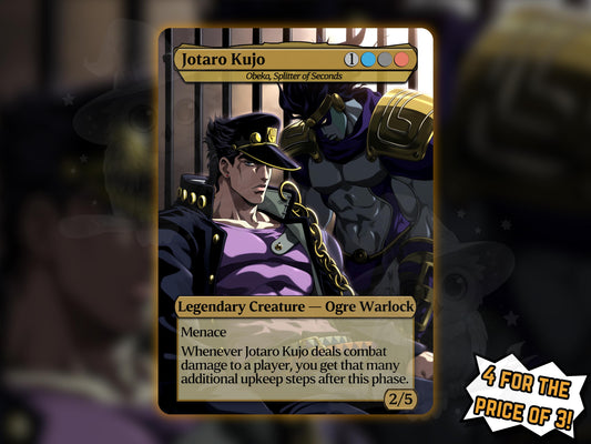 Jotaro (Obeka, Splitter of Seconds) - Anime Proxy Card - Buy 3 get 1 free!